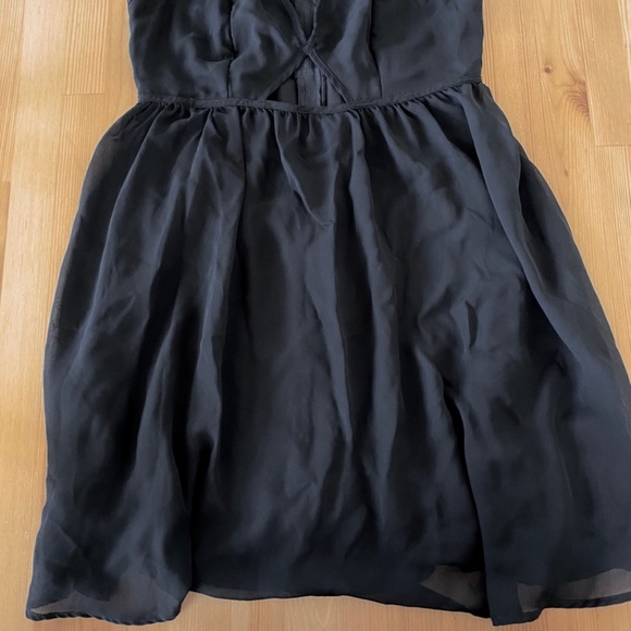 NWOT Wet Seal Sheer Black Midi Dress - Picture 4 of 16